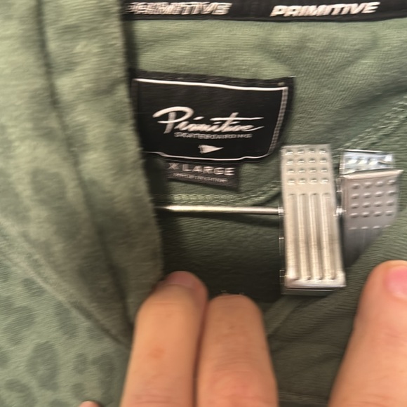 RARE GRAB - Primitive Green Leopard Print Hoodie - Picture 4 of 6